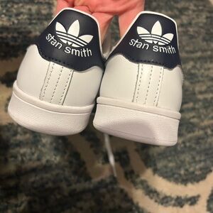 Adidas White and Navy Sneakers
